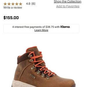 Georgia Boot Eagle Trail Womens Waterproof Hiking Boots